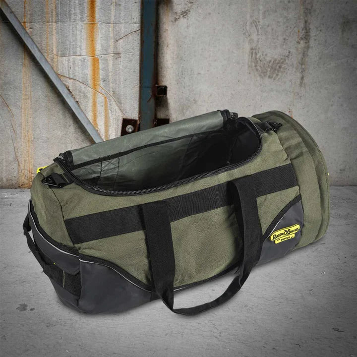 Rugged Extreme - Small 51L Industrial Canvas Duffle - Green/Black - 0
