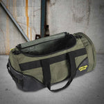 Rugged Extreme - Small 51L Industrial Canvas Duffle - Green/Black