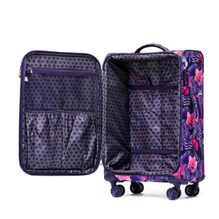 Tosca - So Lite 3.0 25in Medium 4 Wheel Soft Suitcase - Flower