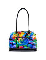Serenade - SN36-0378 Rainbow Rose Leather Handbag - Rainbow