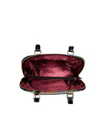Serenade - SN36-0378 Rainbow Rose Leather Handbag - Rainbow