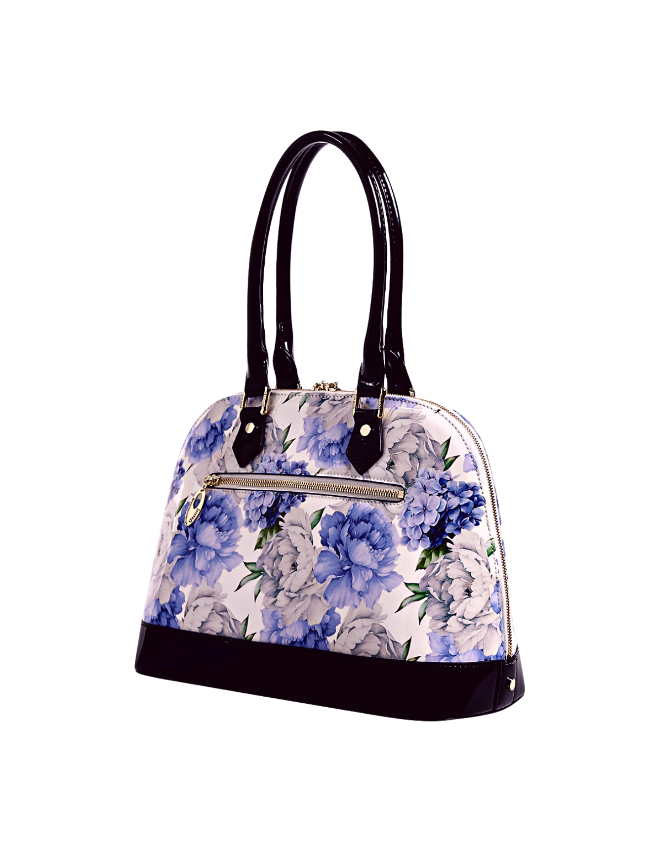 Serenade - SN52-6801 Peony dome leather bag - Peony