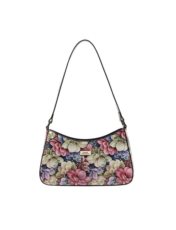 Serenade - SN57-0821 Small Angelique Floral Handbag- Floral
