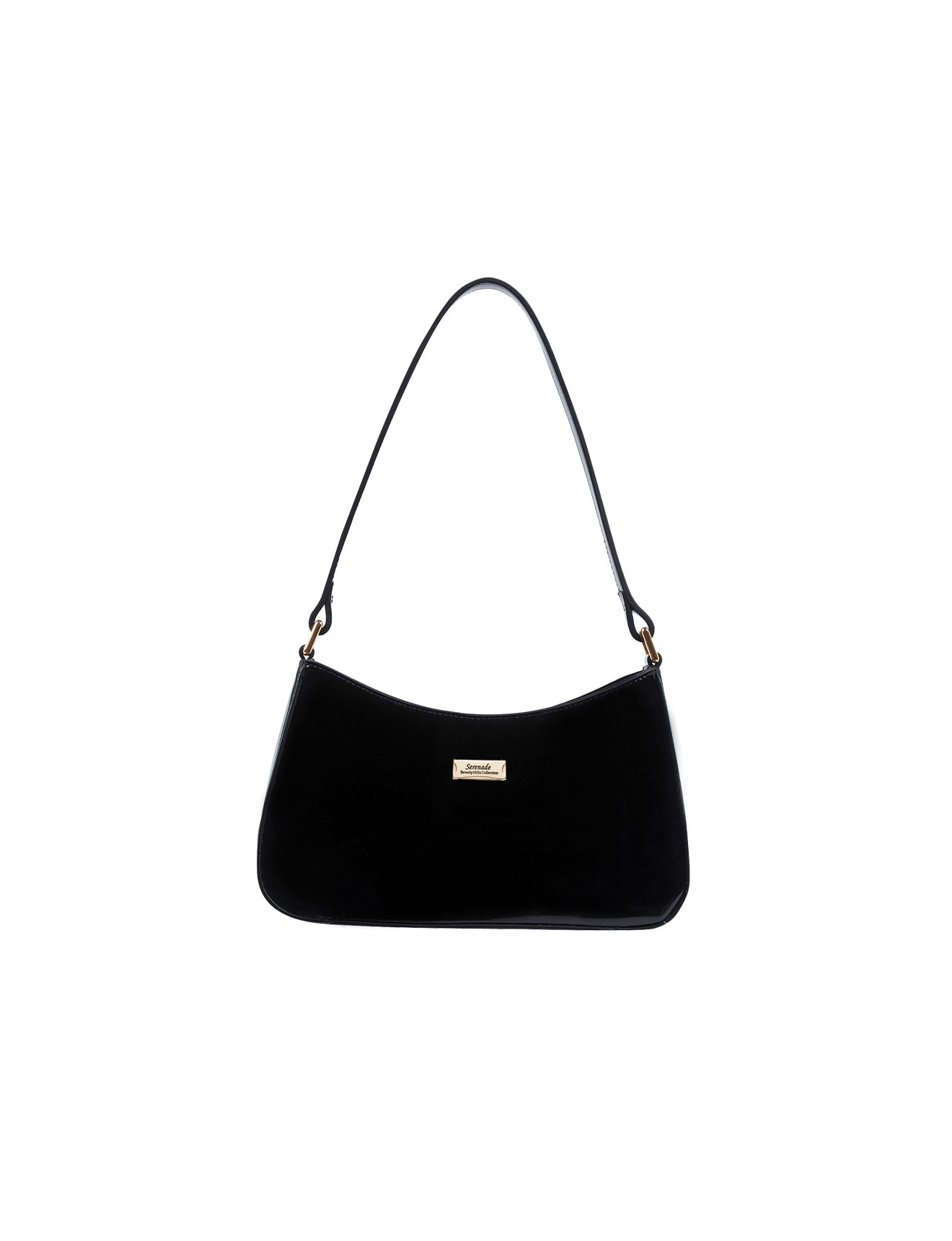 Serenade - Allura SV1-0821 Patent Leather Handbag - Black-1