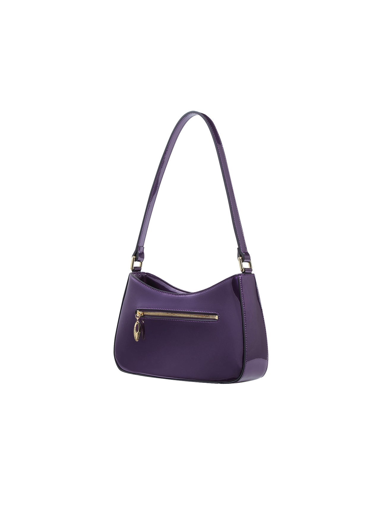 Serenade - Allura SV1-0821 Patent Leather Handbag - Purple