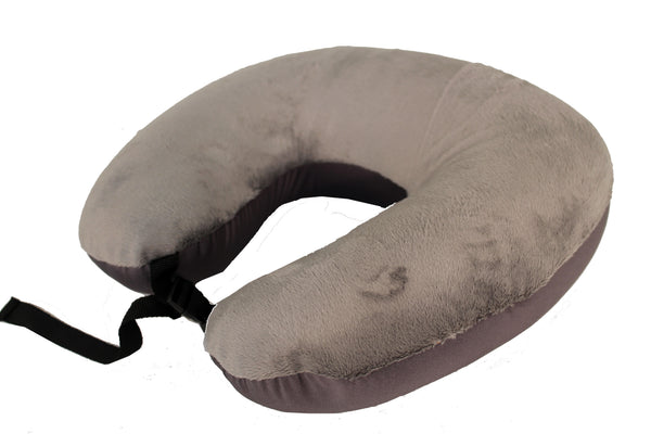 Tosca - TCA002-B Memory Foam Travel Pillow - Grey