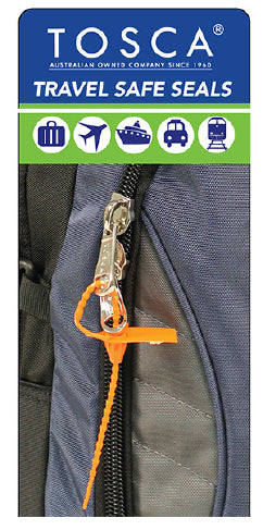 Tosca - TCA038 Travel SAFE Security Seals - Orange
