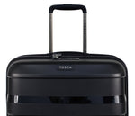 Tosca - Comet 20in Small 4 Wheel Hard Suitcase - Black