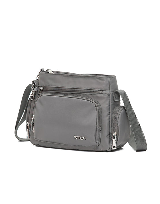 Tosca - TCA951 Anti Theft Shoulder bag - Khaki-1