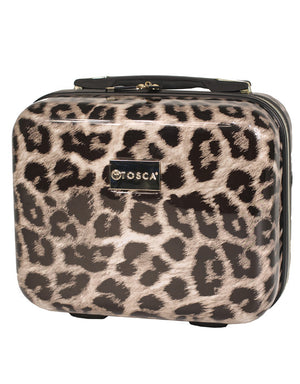 Tosca - Hard Beauty Cosmetic Case - Leopard