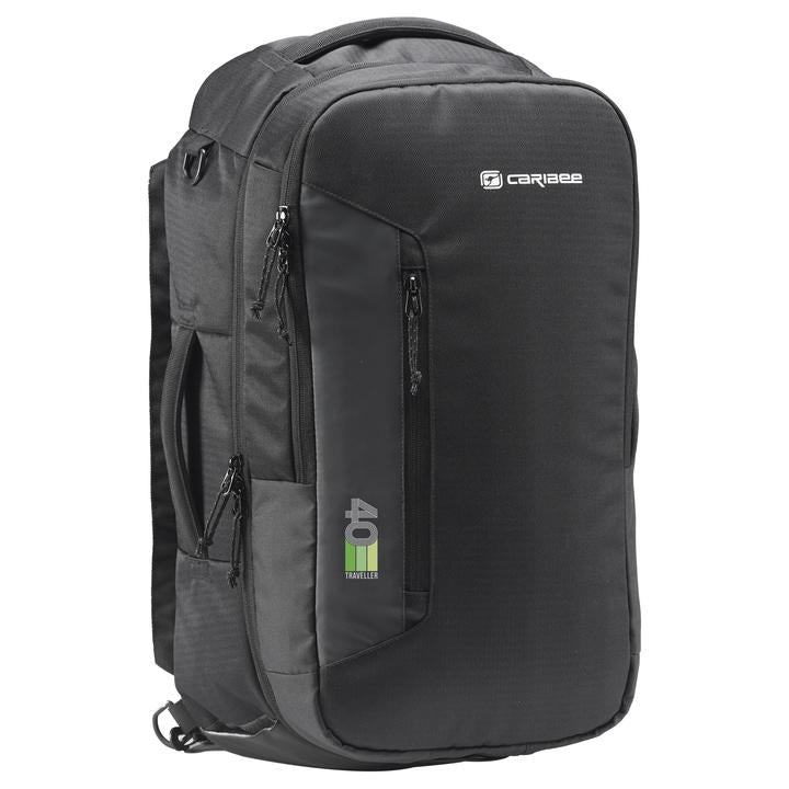 Caribee - Traveller 40L Carry on backpack - Black