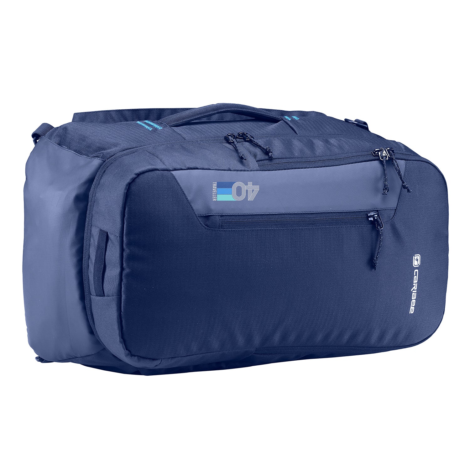 Caribee- 69061 Traveller 40lt Duffle-Backpack travel bag - Navy-3