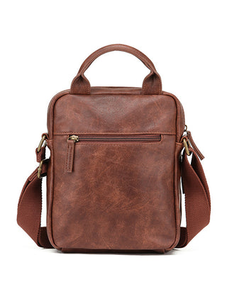 Tosca - VG009 Vegan Leather Crossbody Bag - Brown