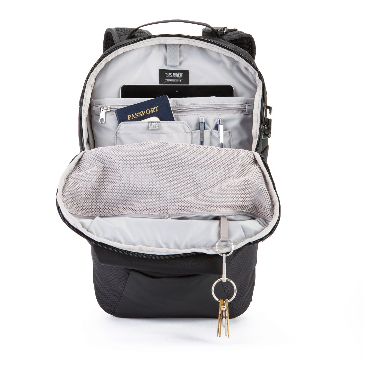 Pacsafe - Venturesafe X18 Anti-Theft RFID Blocking Laptop Backpack - Black-4