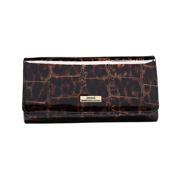 Serenade - Leopard WH701G RFID Protected Large Leather Wallet