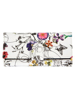 Serenade - Botanics WSH4701(G) RFID Blocking Large Leather Wallet - Floral