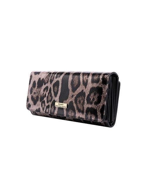 Serenade - WSN1301 Ocelot RFID Protected Large Leather Wallet - 0