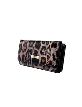 Serenade - WSN1302 Ocelot RFID Protected Medium Leather Wallet - 0