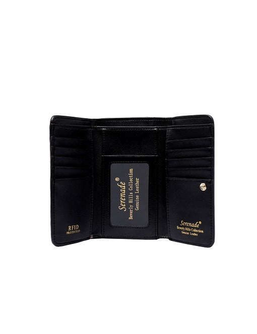 Serenade - WSN1302 Ocelot RFID Protected Medium Leather Wallet