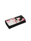 Serenade - Magnolia WSN-2101 RFID Protected Large Leather Wallet - Floral
