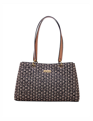 Miss Serenade - Dakota XB-2970 Fashion Handbag - Black