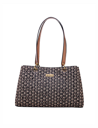 Miss Serenade - Dakota XB-2970 Fashion Handbag - Black