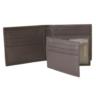 Champs - RFID Protected Leather Wallet with Removable Insert CH018 - Brown