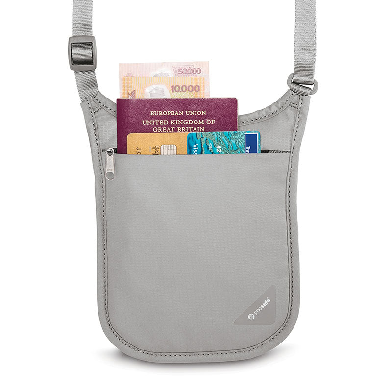 Pacsafe - V75 Neck Pouch - Grey