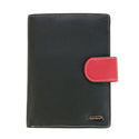 Franco Bonini - 24 Card Ladies Leather Wallet - Black/multi