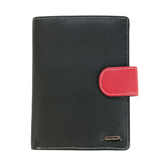 Franco Bonini - 24 Card Ladies Leather Wallet - Black/multi