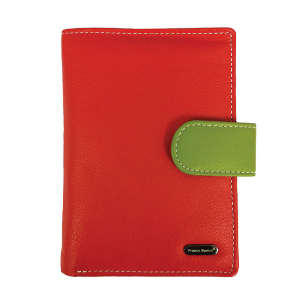 Franco Bonini - 2907 Orange/Multi Leather Wallet