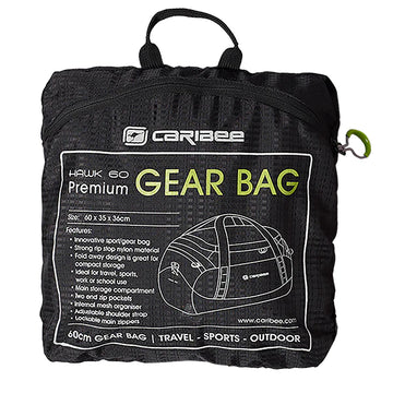 Caribee 5680 HAWK 65lt Fold up gear bag - Black - 0