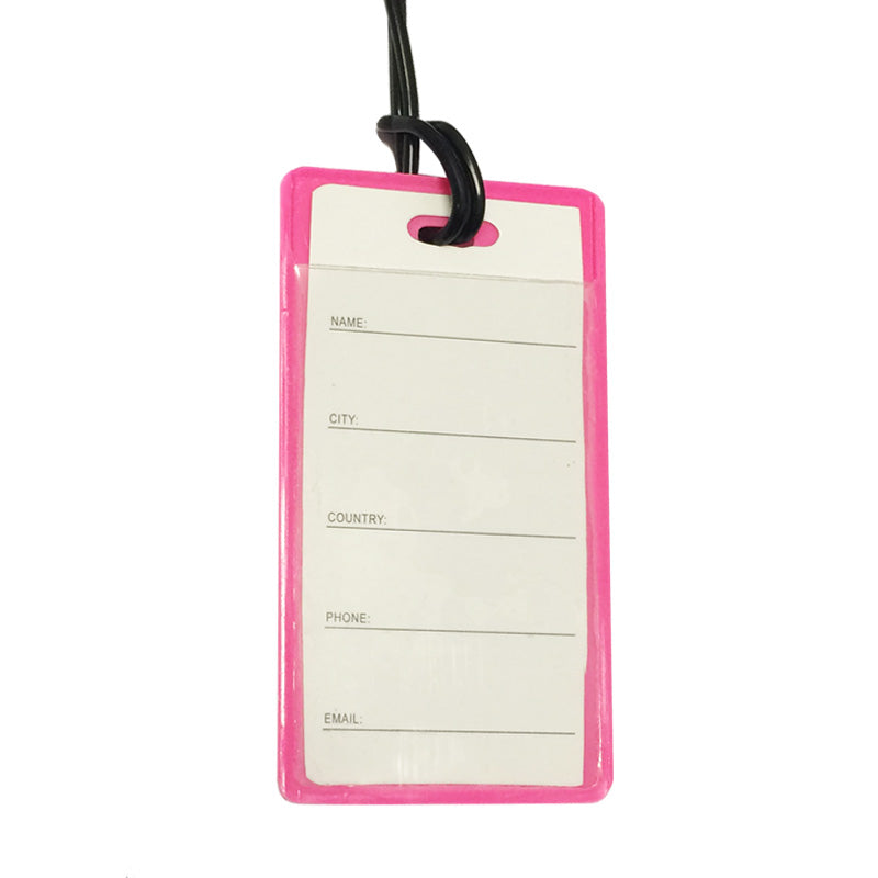 Comfort Travel - Rectangle Luggage Tag - Orange