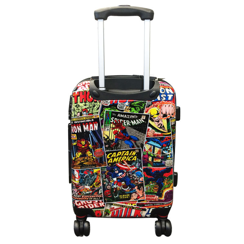 Marvel - Avengers Comic Print 19in Small 4 Wheel Hard Suitcase - 0