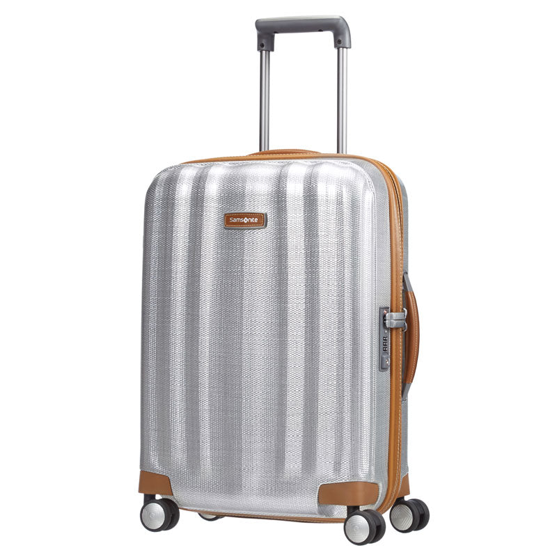Samsonite - Lite Cube Deluxe 55cm Carry On Spinner Suitcase - Aluminium