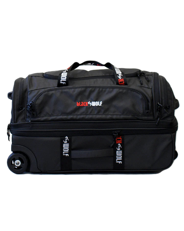 Black wolf duffle bag online