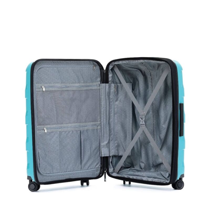 Tosca - COMET SET of 3 suitcases (29in-25in-20in) - Teal-3