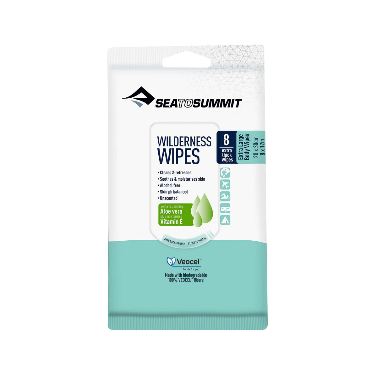 Sea to Summit - Wilderness 8 Wipes X-Large-1